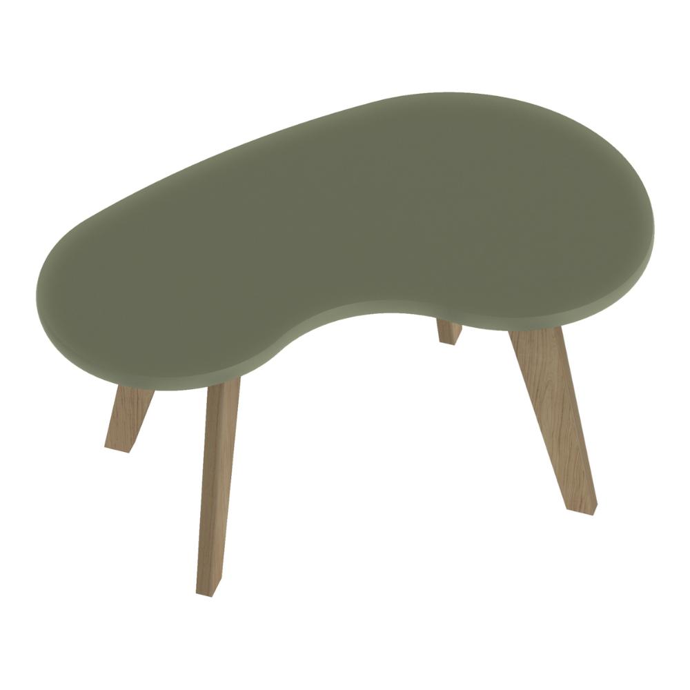 Mesa de Centro 91cm com Pés Retrô Multimóveis CR45312 Menta