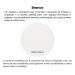 Mesa de Centro Redonda 60cm com Vidro Multimóveis CR45306 Branco