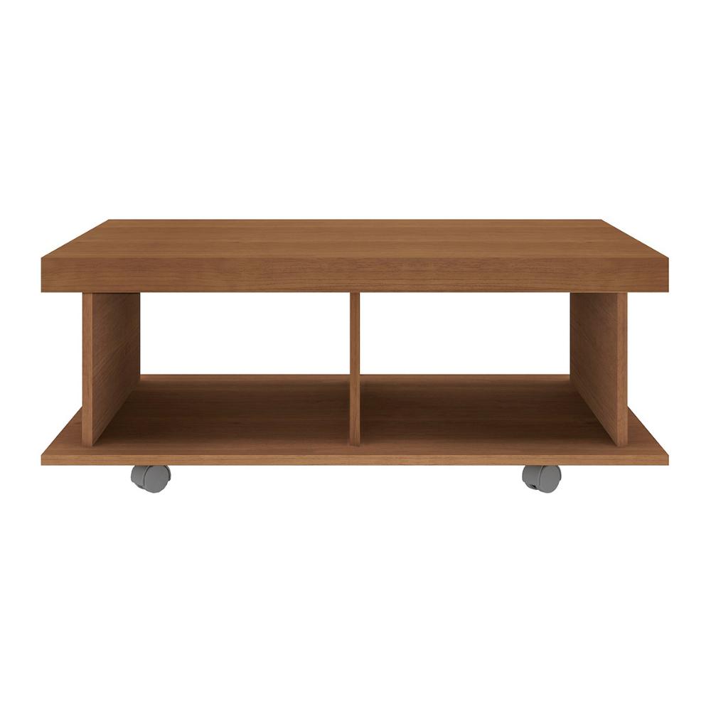 Mesa de Centro Retangular 90cm com Rodízios Multimóveis CR45307 Cinamomo