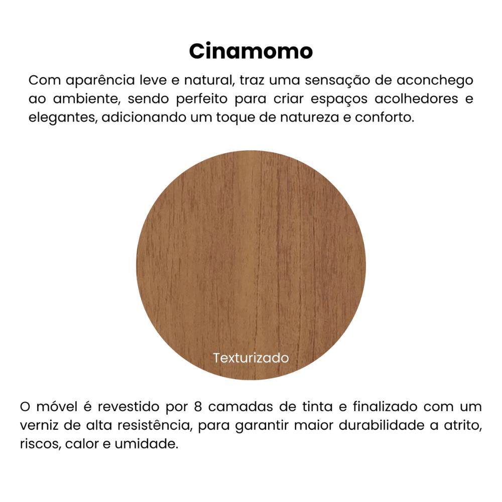 Mesa de Centro Retangular 90cm com Rodízios Multimóveis CR45307 Cinamomo