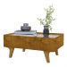 Mesa de Centro com Espelho 1 Gaveta e Pés 75cm Multimóveis CR45280 Naturalle