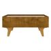 Mesa de Centro com Espelho 1 Gaveta e Pés 75cm Multimóveis CR45280 Naturalle
