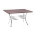 Mesa de Jantar Retangular 137cm 6 Lugares Multimóveis CR50144 Nogueira