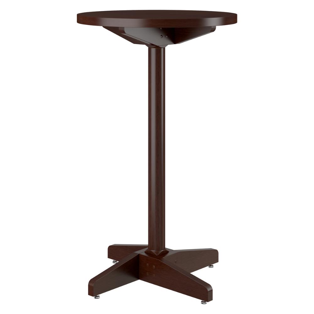 Mesa de Jantar/Bar Alta Redonda 60cm Multimóveis CR50113 Castanho