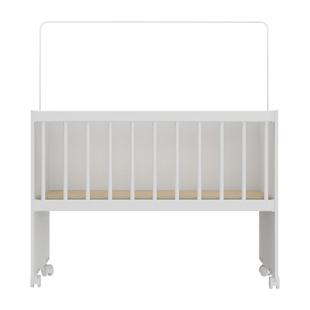Mini Berço Moisés com Colchão Incluso e Rodízios Multimóveis MP4381C Branco