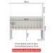 Mini Berço Moisés com Colchão Incluso e Rodízios Multimóveis MP4381C Branco