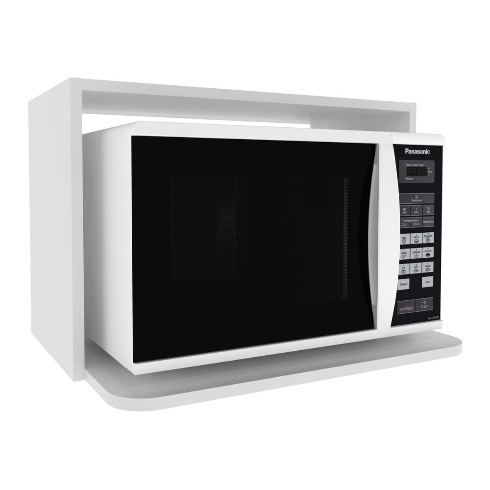 Nicho Aéreo de Cozinha em MDF para Micro-ondas 60cm Multimóveis CR20435 Branco