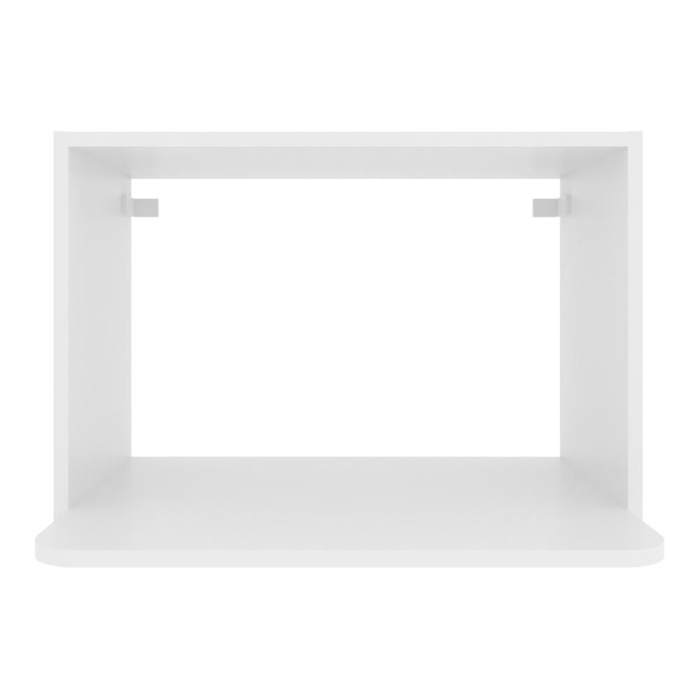 Nicho Aéreo de Cozinha em MDF para Micro-ondas 60cm Multimóveis CR20435 Branco