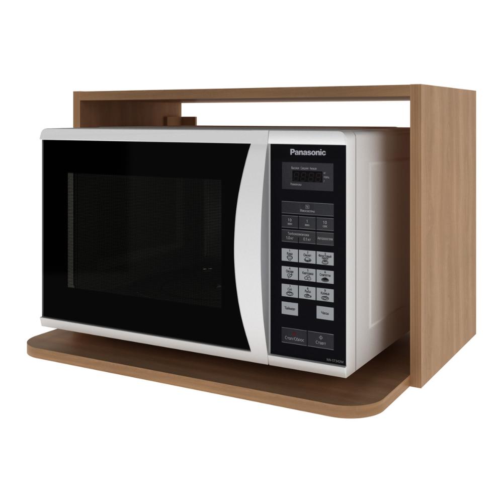 Nicho de Cozinha Aéreo para Micro-ondas 60cm Multimóveis CR20412 Freijó