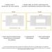 Painel 2 em 1 para TV até 65" Multimóveis Malta FG3565 Branco
