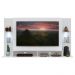 Painel TV 60" com 2 Leds e Prateleiras de Vidro Vegas Multimóveis Branco