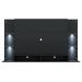Painel TV 60" com 4 Leds e Prateleiras de Vidro Vegas Multimóveis Preto