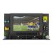 Painel TV 60" com Suporte e Prateleiras de Vidro Brasil Multimóveis BR3071 Preto