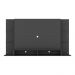 Painel TV 60" com Suporte e Prateleiras de Vidro Brasil Multimóveis BR3071 Preto