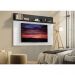 Painel TV 65" c/ Prateleira Amsterdã Plus Multimóveis Branco/Preto