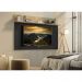 Painel TV 65" c/ Prateleira Amsterdã Plus Multimóveis Preto/Rustic