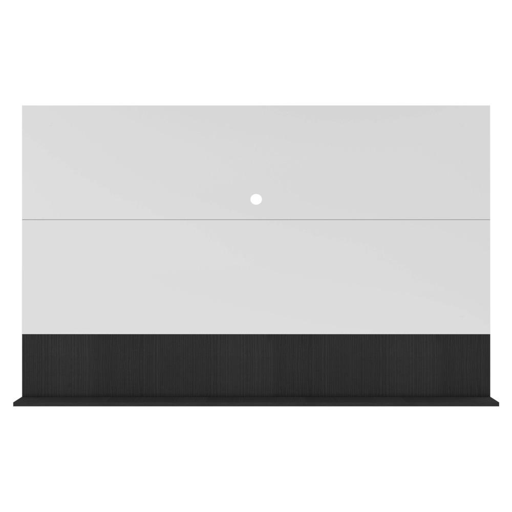 Painel TV 65" com Prateleira Amsterdã Up Multimóveis Branco/Preto