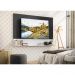 Painel TV 65" com Prateleira Amsterdã Up Multimóveis Preto/Branco