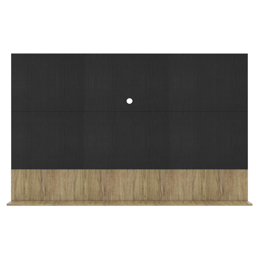 Painel TV 65" com Prateleira Amsterdã Up Multimóveis Preto/Rustic