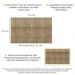 Painel TV 65" com Prateleira Amsterdã Up Multimóveis Rustic