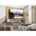 Painel TV 65" com Prateleira Amsterdã Up Multimóveis Rustic