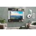 Painel TV 65" com Prateleiras Amsterdã Classic Multimóveis Branco/Preto