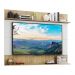 Painel TV 65" com Prateleiras Amsterdã Classic Multimóveis Branco/Rustic