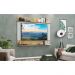 Painel TV 65" com Prateleiras Amsterdã Classic Multimóveis Branco/Rustic