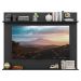Painel TV 65" com Prateleiras Amsterdã Classic Multimóveis Preto
