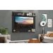 Painel TV 65" com Prateleiras Amsterdã Classic Multimóveis Preto