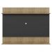 Painel TV 65" com Prateleiras Amsterdã Classic Multimóveis Preto/Rustic