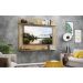 Painel TV 65" com Prateleiras Amsterdã Classic Multimóveis Rustic