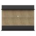 Painel TV 65" com Prateleiras Amsterdã Classic Multimóveis Rustic/Preto