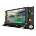 Painel TV 65" com Prateleiras de Vidro Brasil Plus Multimóveis BR3113 Preto