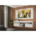 Painel TV até 65 polegadas com Rack Suspenso Flórida Multimóveis Branco