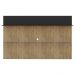 Painel c/ Suporte TV 65" e Prateleira Amsterdã Plus Multimóveis Rustic/Preto