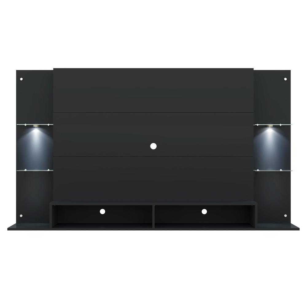 Painel com 2 Leds para TV até 60" Multimóveis Vegas FG3394 Preto