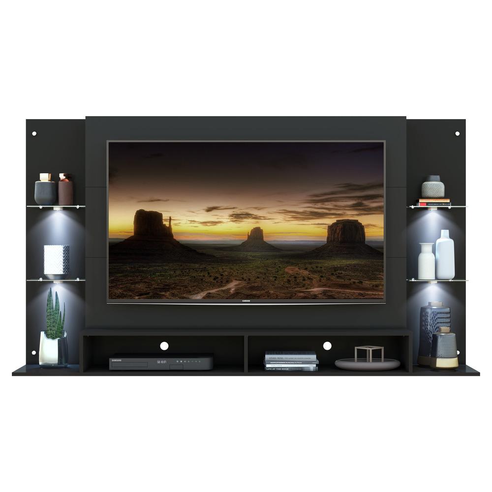 Painel com 4 Leds para TV até 60" Multimóveis Vegas FG3396 Preto
