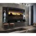 Painel com 4 Leds para TV até 60" Multimóveis Vegas FG3396 Preto
