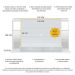 Painel com Espelho para TV até 60" Multimóveis Nairóbi FG3150 Branco