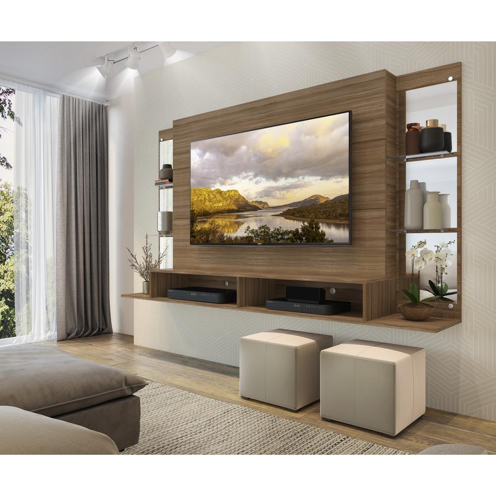 Painel com Espelho para TV até 60" Multimóveis Nairóbi FG3150 Madeirado