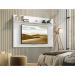 Painel com Prateleira para TV até 65" Multimóveis Amsterdã Plus FG3363 Branco