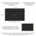 Painel com Prateleira para TV até 65" Multimóveis Amsterdã Plus FG3363 Preto