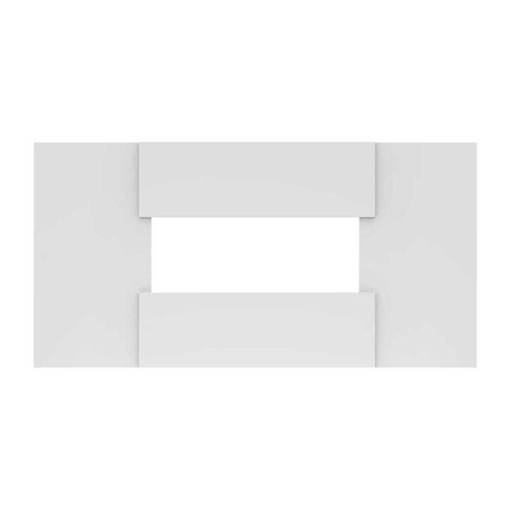 Painel com Suporte TV 65" 2 em 1 Malta Multimóveis Branco