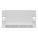 Painel com Suporte TV 65" e 2 Leds Vegas Premium Multimóveis Branco