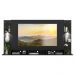 Painel com Suporte TV 65" e 2 Leds Vegas Premium Multimóveis Preto