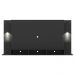 Painel com Suporte TV 65" e 2 Leds Vegas Premium Multimóveis Preto
