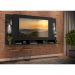 Painel com Suporte TV 65" e 2 Leds Vegas Premium Multimóveis Preto