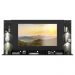 Painel com Suporte TV 65" e 4 Leds Vegas Premium Multimóveis Preto