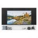 Painel com Suporte TV 65" e Prateleira Amsterdã Up Multimóveis Preto/Branco